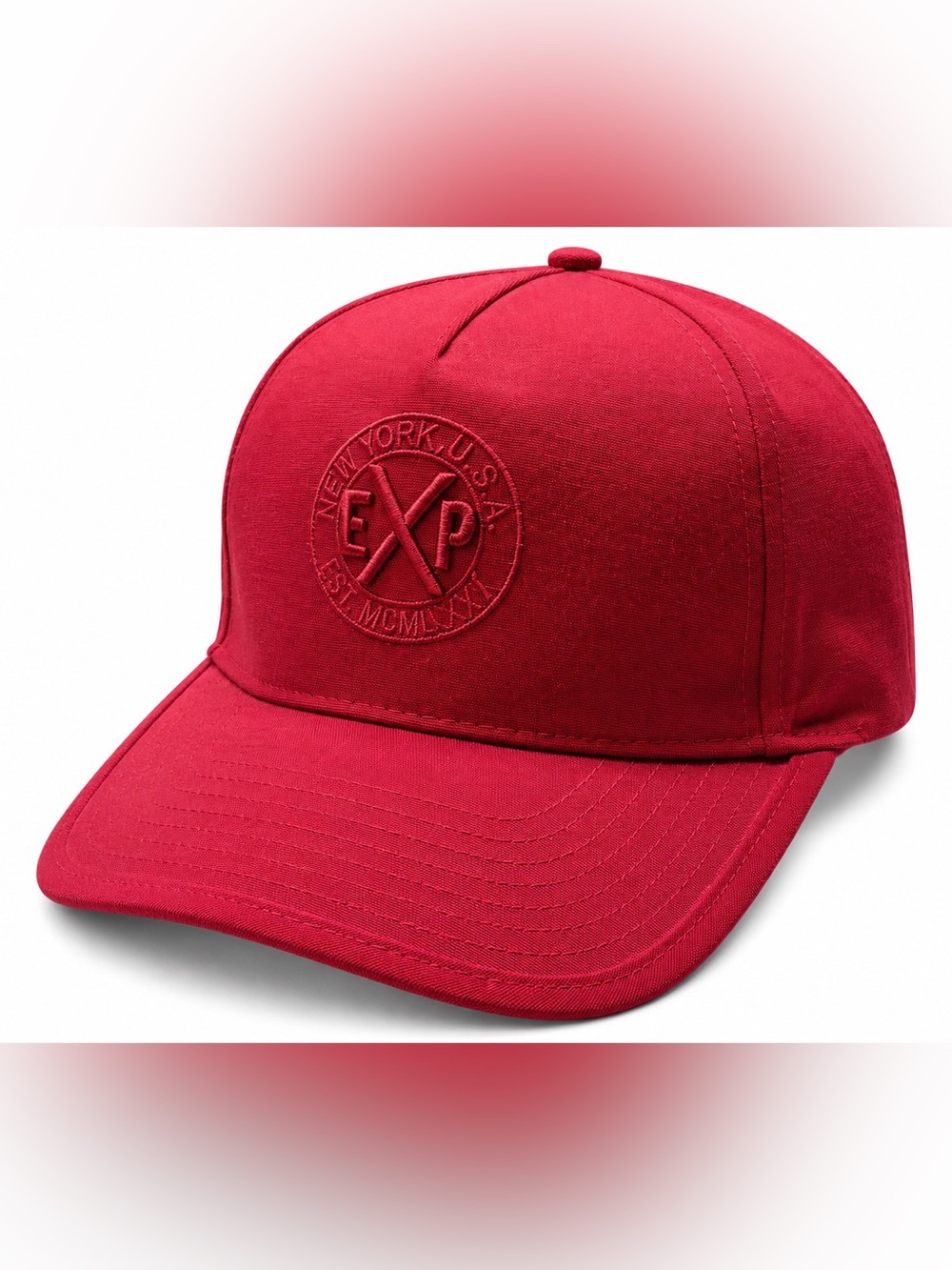 Express Men’s Burgundy Red Logo Baseball Cap Hat Adjustable Strap One Siz